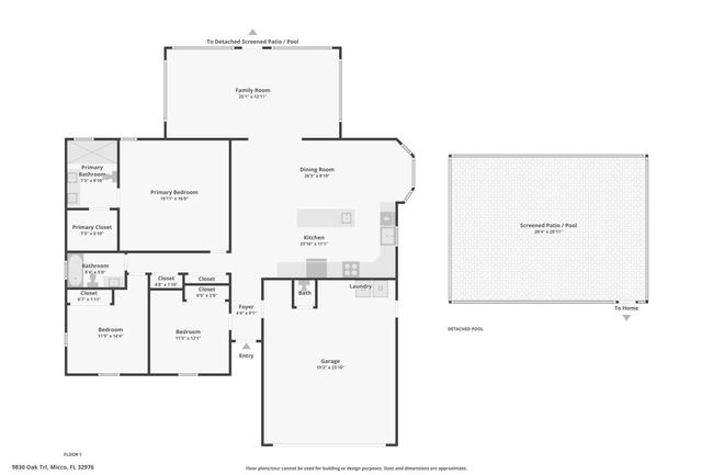 9830 Oak Trl, House other with 3 bedrooms, 3 bathrooms and null parking in Sebastian FL | Image 79