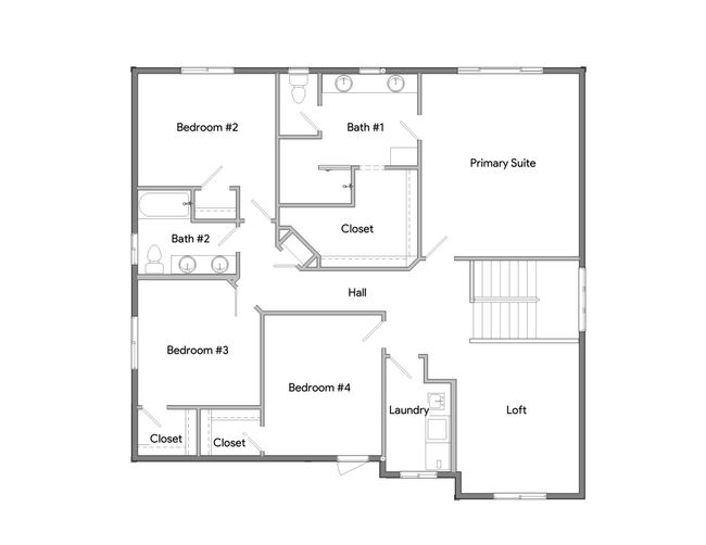 Lanigan Isle at Amber Fields - L7 B3 Lanigan Isle - 15068 Ardmullivan Lane, Rosemount - Floorplan Rendering- Upper Level .JPG | Image 12