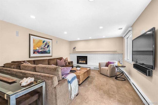 Lower Level Family Room with Gas Fireplace | Image 36