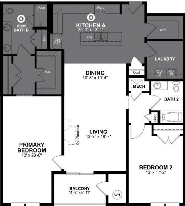 APT-3402 - 651 N Watters Rd, Condo with 2 bedrooms, 2 bathrooms and null parking in Allen TX | Image 34