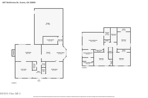 607 Mckinnes Br, Evans, GA, 30809-4081 | Card Image