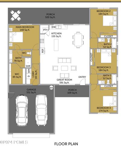 4372/4370 E Colt Circle, House other with 6 bedrooms, 4 bathrooms and null parking in Kanab UT | Image 2