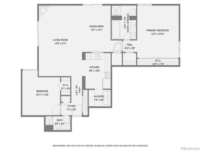 204 - 800 N Pearl St, House attached with 2 bedrooms, 2 bathrooms and null parking in Denver CO | Image 14
