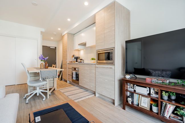 Interior space featuring recessed lighting and light wood-type flooring | Image 15