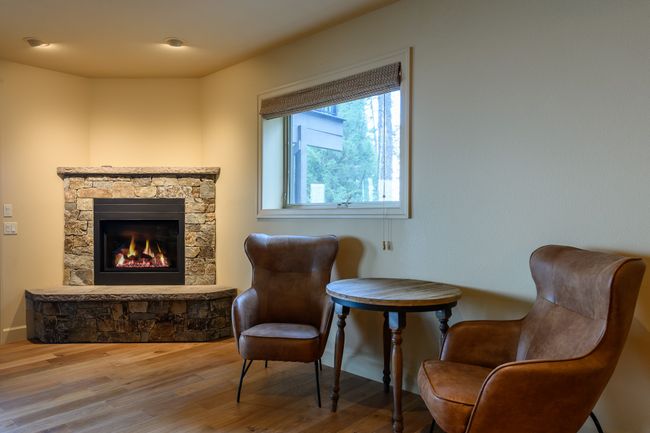 Living Area with Gas Fireplace and Separate Entrance - Lower Level | Image 54