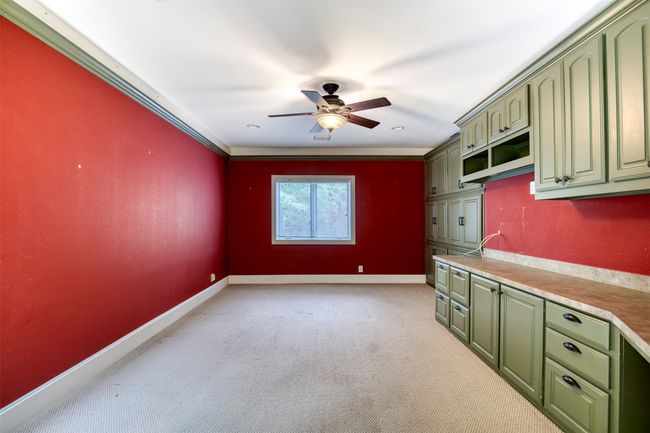Dedicated office with wall of built-ins. | Image 8