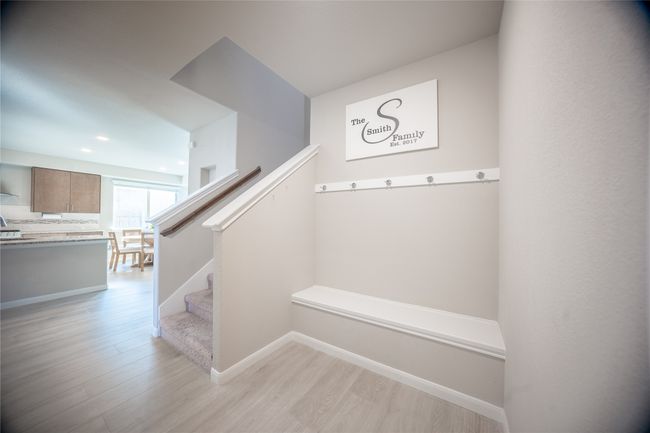Stairs featuring wood-type flooring | Image 13