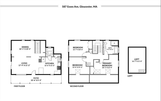 587 Essex Ave, House other with 3 bedrooms, 2 bathrooms and 4 parking in Gloucester MA | Image 33