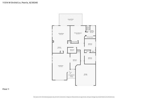 11314 W Orchid Ln, Peoria, AZ, 85345-3437 | Card Image