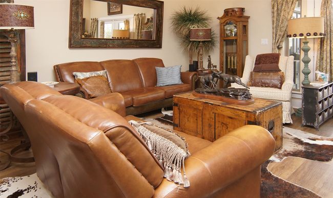 Living room with wood finished floors | Image 6