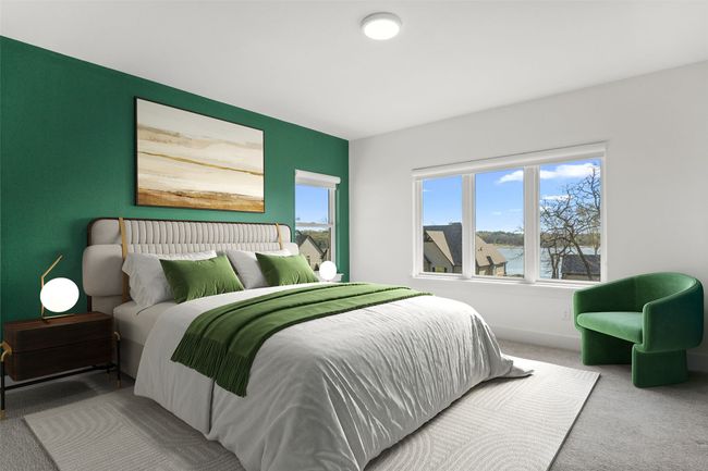 Carpeted bedroom with baseboards | Image 29