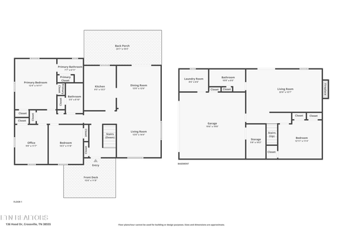 136 Hood Dr, Crossville, TN, 38555-5525 | Card Image