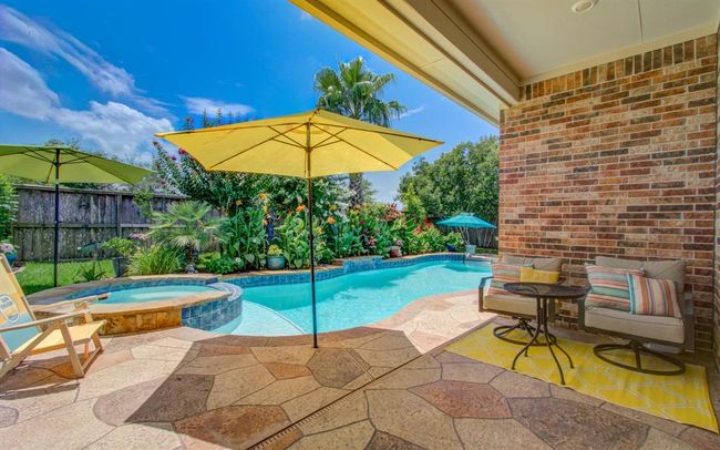 Great view as you step out the primary bedroom back door. | Image 46
