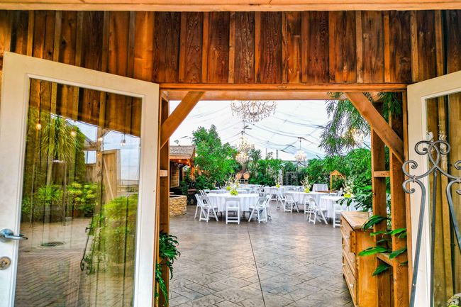 View of patio featuring outdoor dining area | Image 38