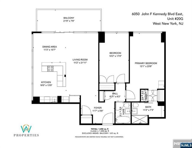 6050 Kennedy Blvd, Condo with 2 bedrooms, 2 bathrooms and null parking in West New York NJ | Image 35