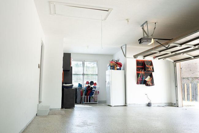 Inside garage. Automatic garage door openers. | Image 94
