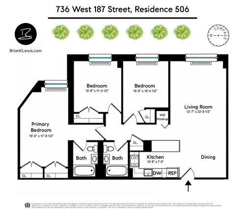 506-736 W 187th St, New York, NY, 10033-1208 | Card Image