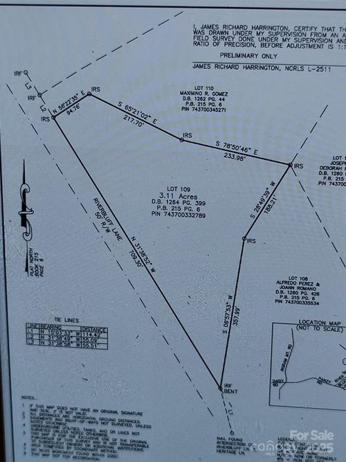 Lot 109 Riverbluff Ln, Lilesville, NC, 28091 | Card Image