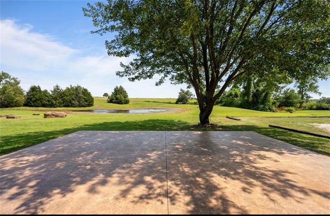 View of patio with a water view | Image 4