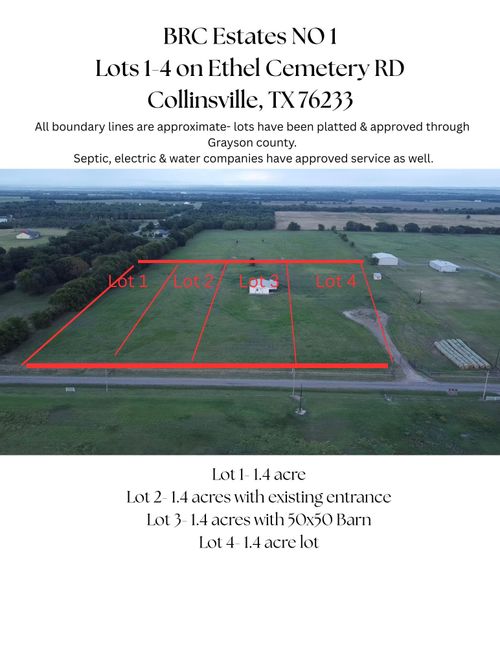 Lot 3 Ethel Cemetery Rd, Collinsville, TX, 76233 | Card Image