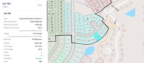 Lt 104 Highland Place, Pleasant Prairie, WI, 53158 | Card Image