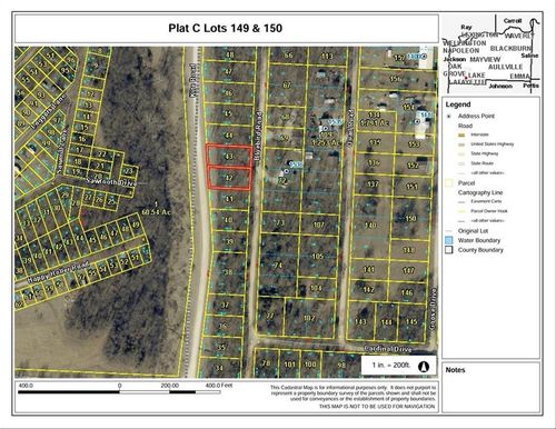 Plat C Lots 149&150 Bluebird Road, Odessa, MO, 64076 | Card Image