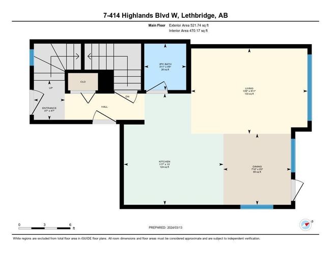 7 - 414 Highlands Boulevard W, Home with 2 bedrooms, 2 bathrooms and 2 parking in Lethbridge AB | Image 17