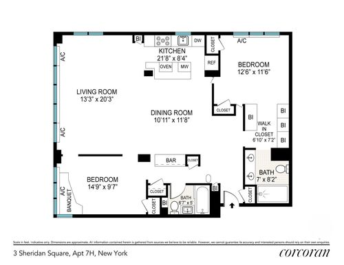 7h-3 Sheridan Sq, New York, NY, 10014-6831 | Card Image