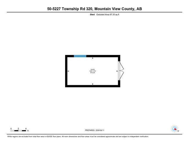5227 Twp Rd 320 # 50, Home with 2 bedrooms, 1 bathrooms and 6 parking in Rural Mountain View County AB | Image 39