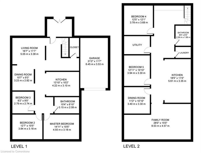 82 Shea Cres, House other with 6 bedrooms, 2 bathrooms and 8 parking in Kitchener ON | Image 49