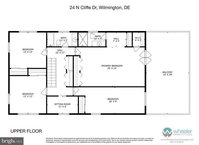 24 N Cliffe Dr, House other with 4 bedrooms, 4 bathrooms and null parking in WILMINGTON DE | Image 42