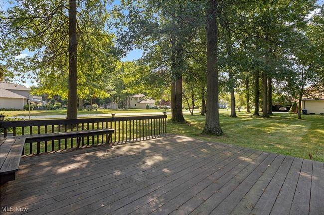 Deck and view of yard | Image 33