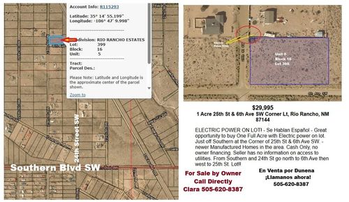 U5 B16 L39 25th Street Sw, Rio Rancho, NM, 87124 | Card Image