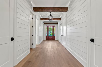 Reclaimed Beams Highlight Foyer | Image 3