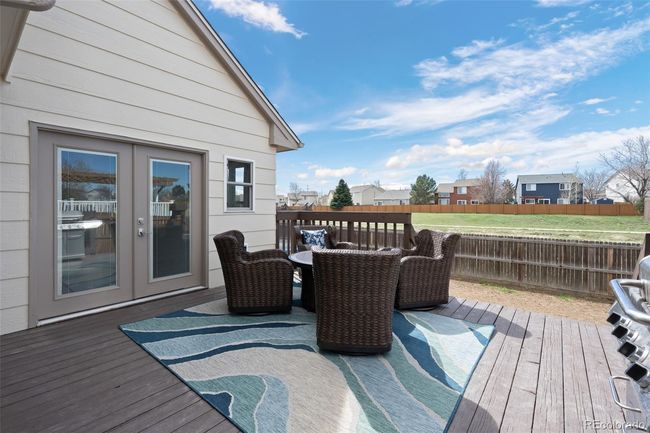 Large back deck for relaxing and entertaining! Backs to gorgeous open space! | Image 20