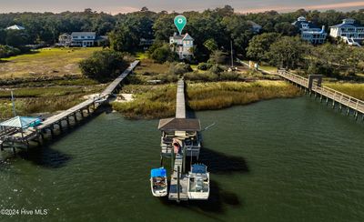 DUSK - Aerial - dock, pier house | Image 2