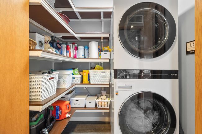 Laundry and large storage on upper level | Image 19