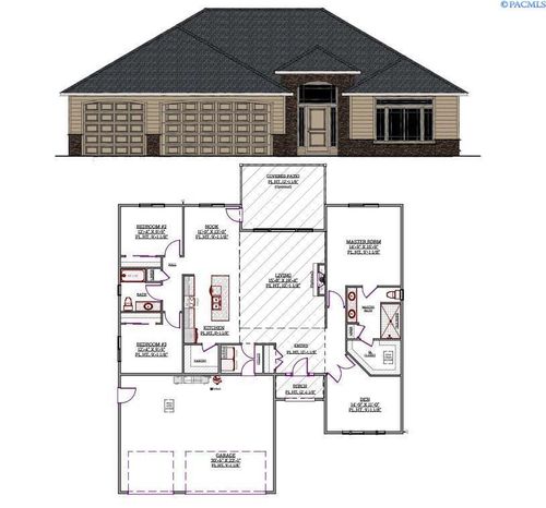 8713 Dusty Maiden Dr, Pasco, WA, 99301-7710 | Card Image