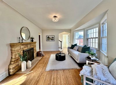 Gorgeous floors and fireplace | Image 3