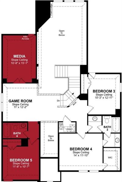 Beazer Homes Whitewing Summerfield plan | Image 3