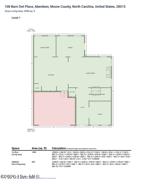 108 Barn Owl Pl, Aberdeen, NC, 28315-0405 | Card Image