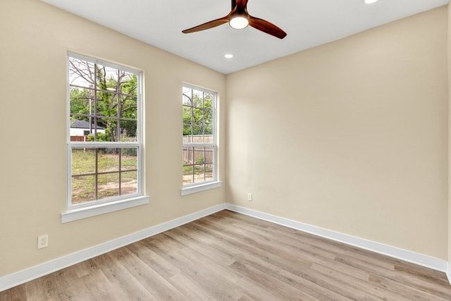 Spare room featuring recessed lighting, a ceiling fan, and baseboards | Image 17