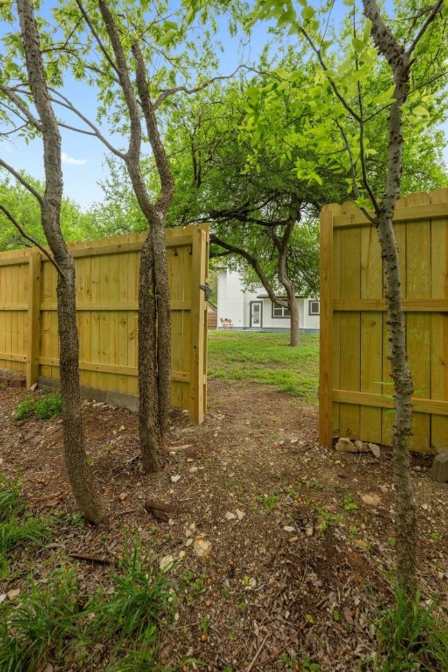 View of yard featuring fence | Image 21