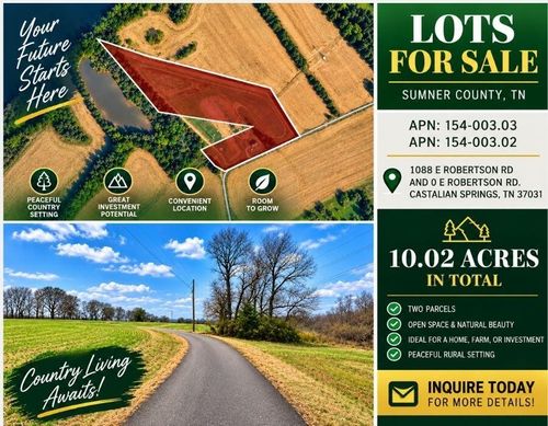 1088 E Robertson Road, Castalian Springs, TN, 37031 | Card Image