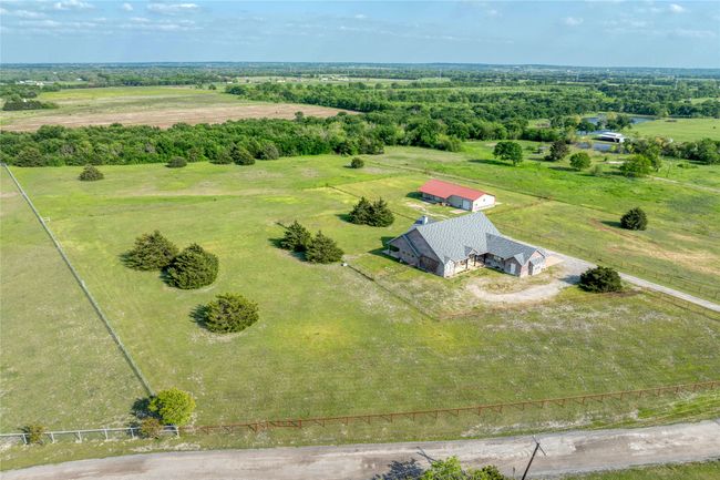 Aerial view Facing Southeast. Note the separate pastures. | Image 4
