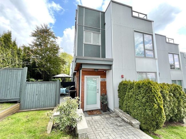 8418 Gladstone Street, Townhouse with 3 bedrooms, 2 bathrooms and 1 parking in Vancouver BC | Image 1