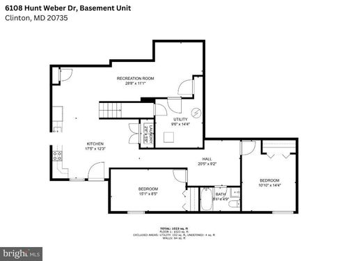 6108 Hunt Weber Dr, CLINTON, MD, 20735-2656 | Card Image