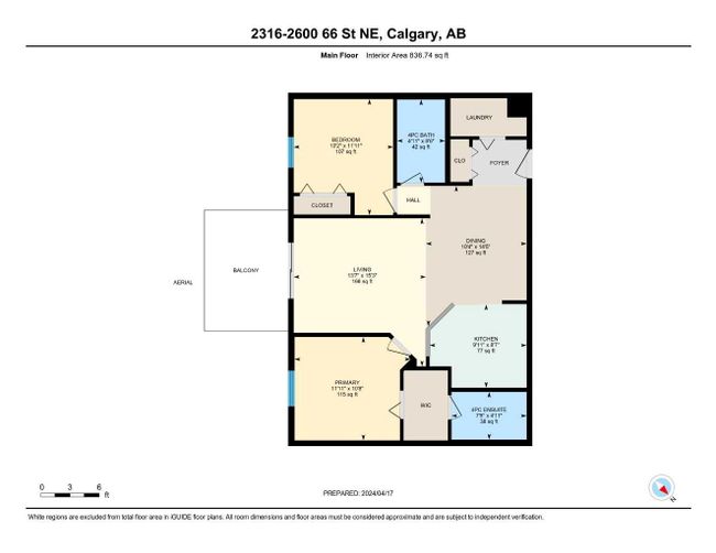 2316 - 2600 66 Street Ne, Home with 2 bedrooms, 2 bathrooms and 1 parking in Calgary AB | Image 46
