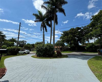 Beautiful stamped concrete driveway | Image 2