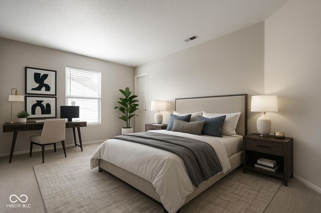 Secondary bedroom virtually staged | Image 9